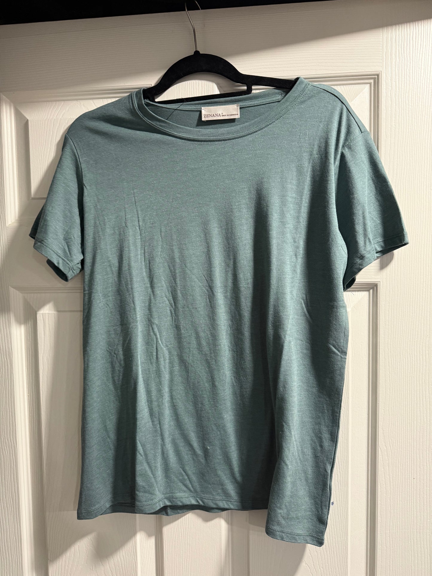 COTTON BOYFRIEND ROUND NECK TEE