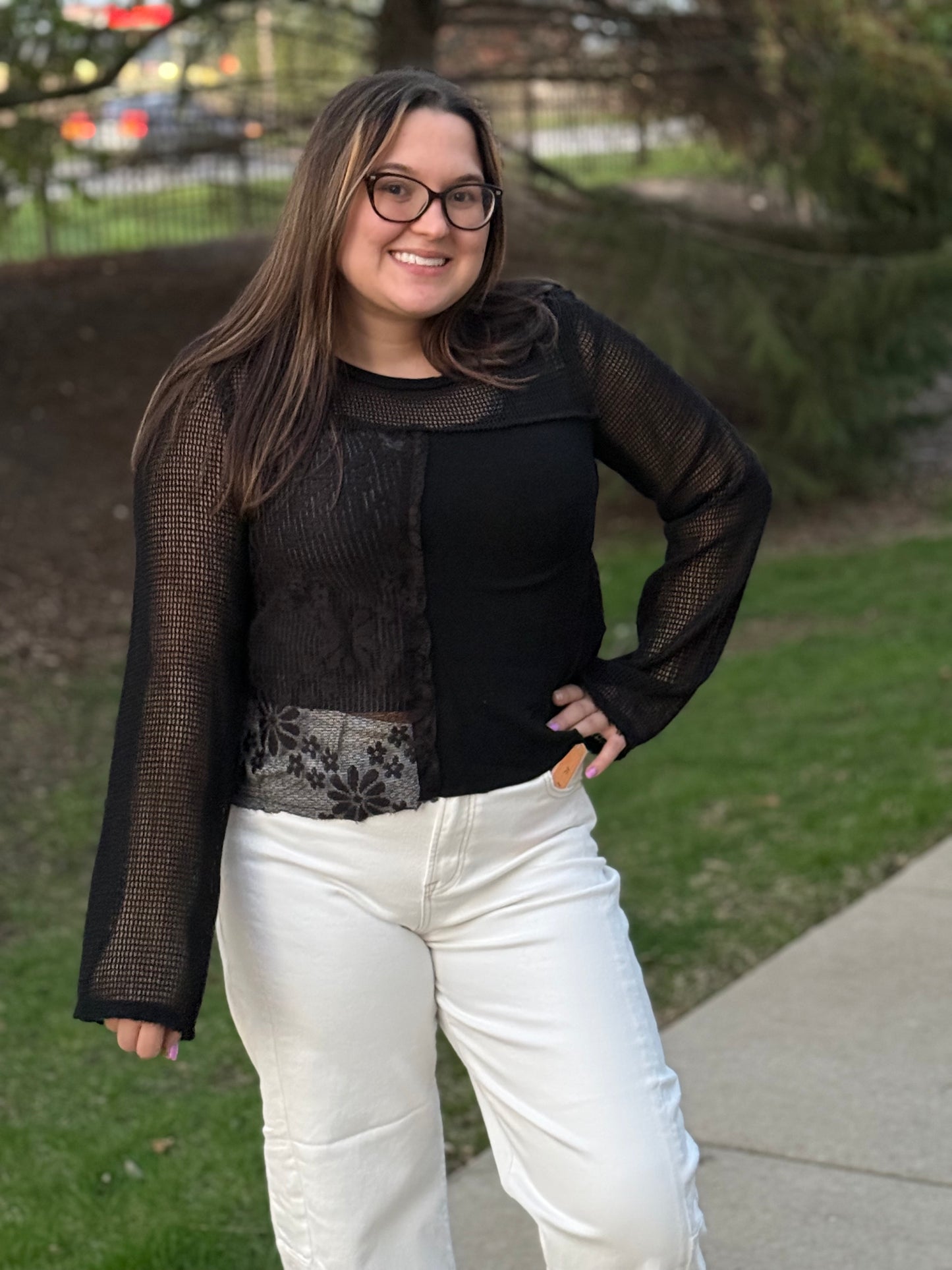 Petal Lace Top
