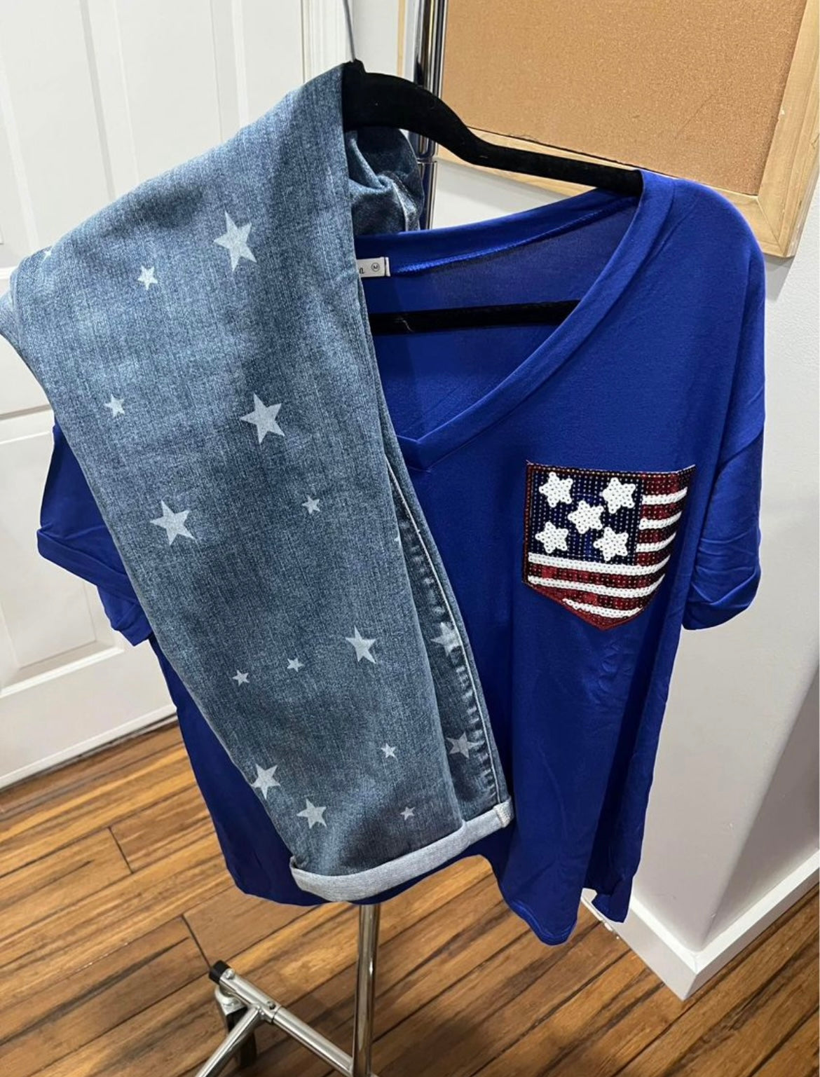 Sparkle flag Americana