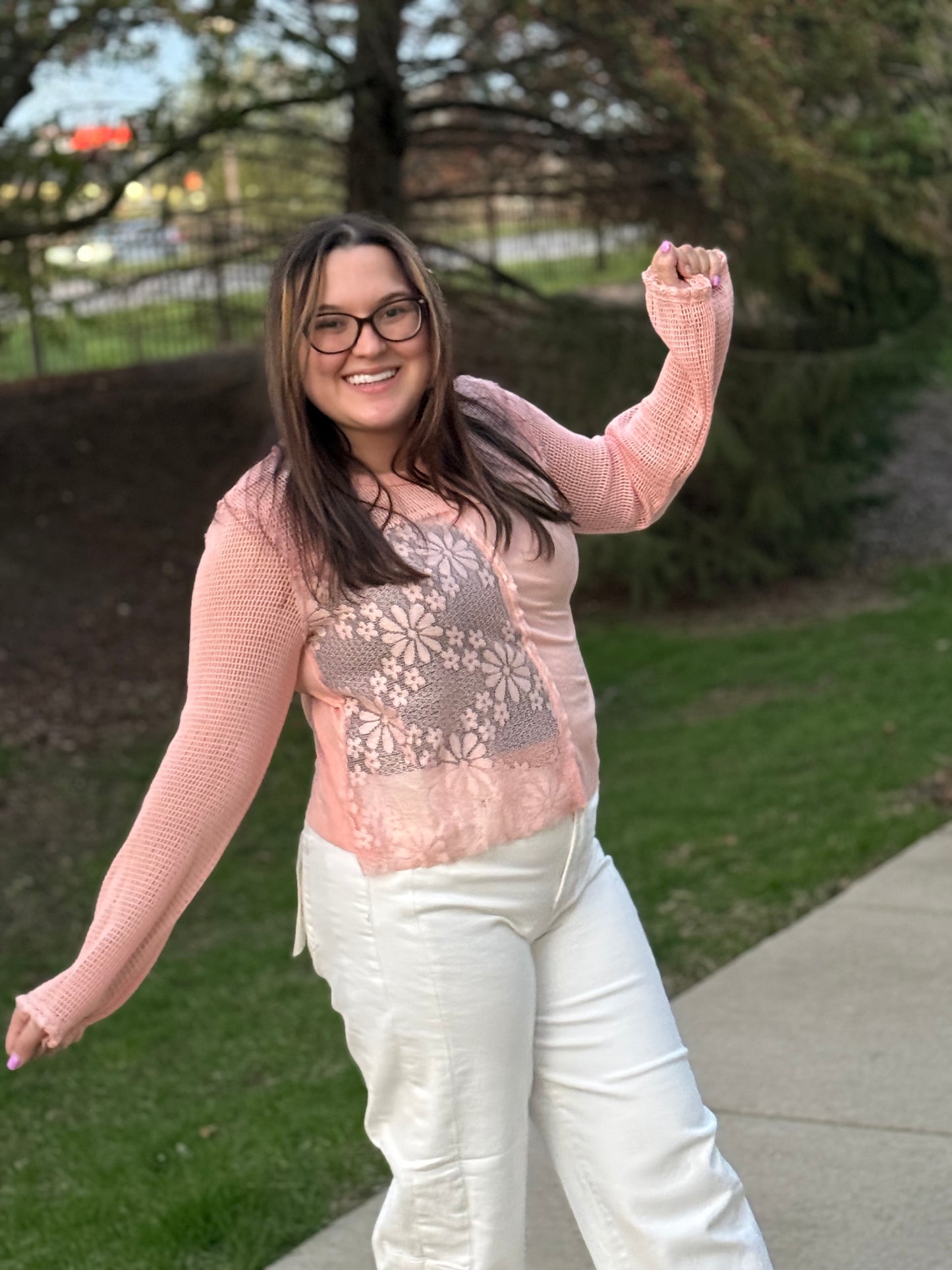 Petal Lace Top