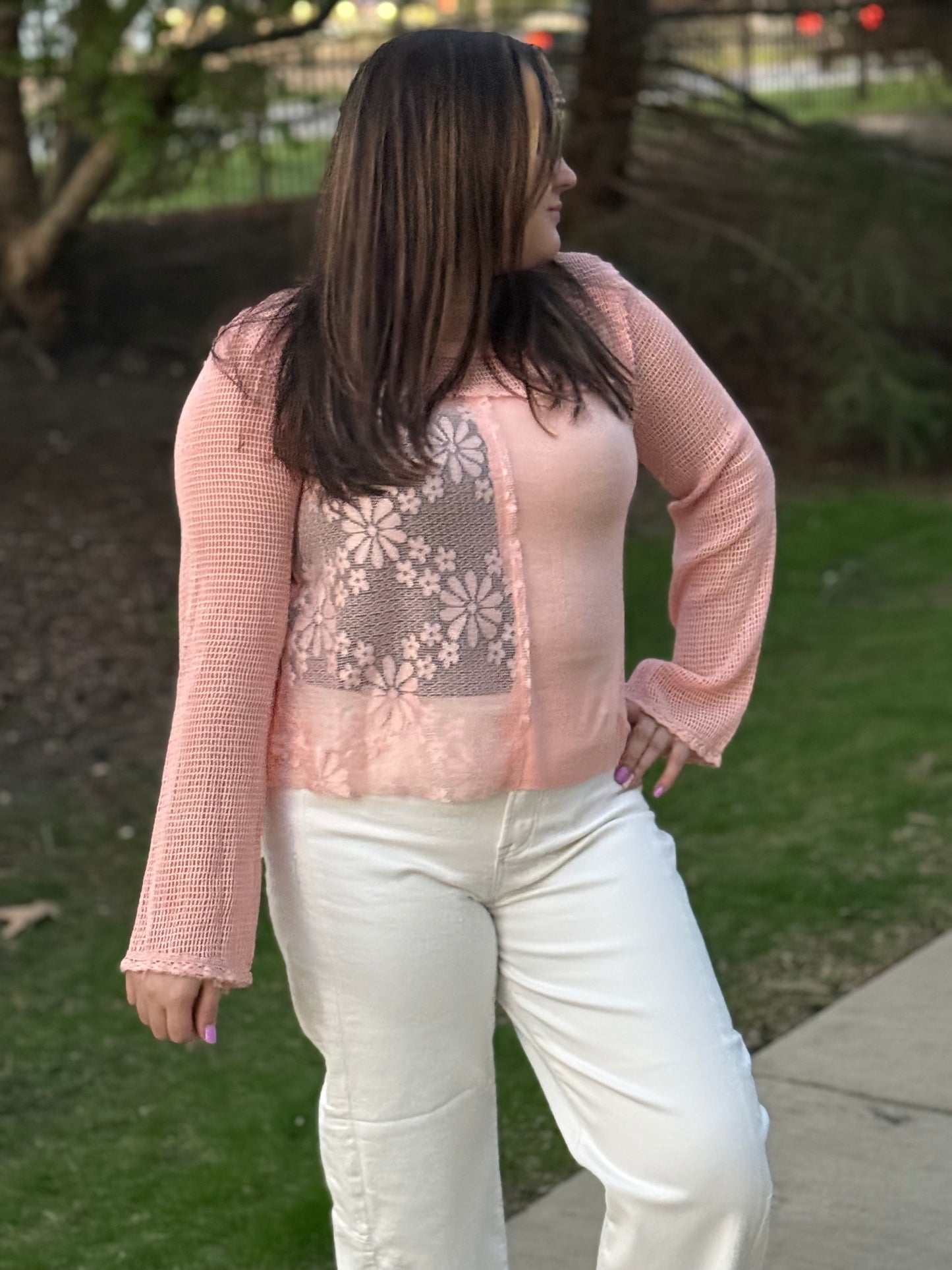 Petal Lace Top