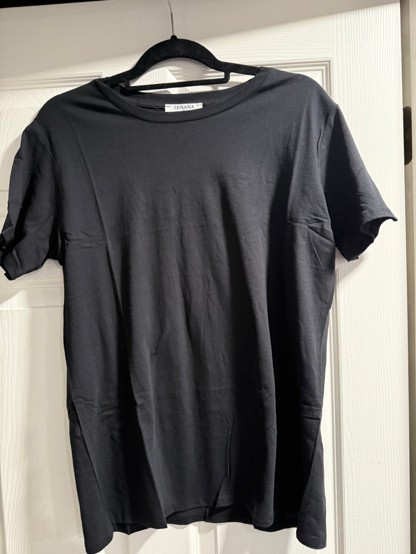 COTTON BOYFRIEND ROUND NECK TEE