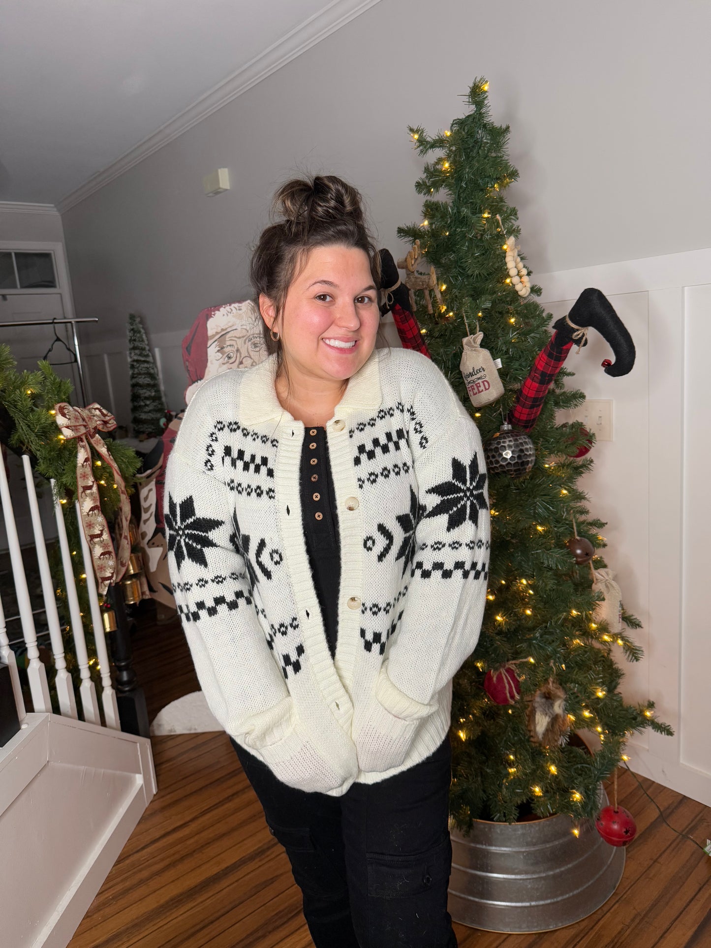 Winter Wonderland Flakes Cardigan
