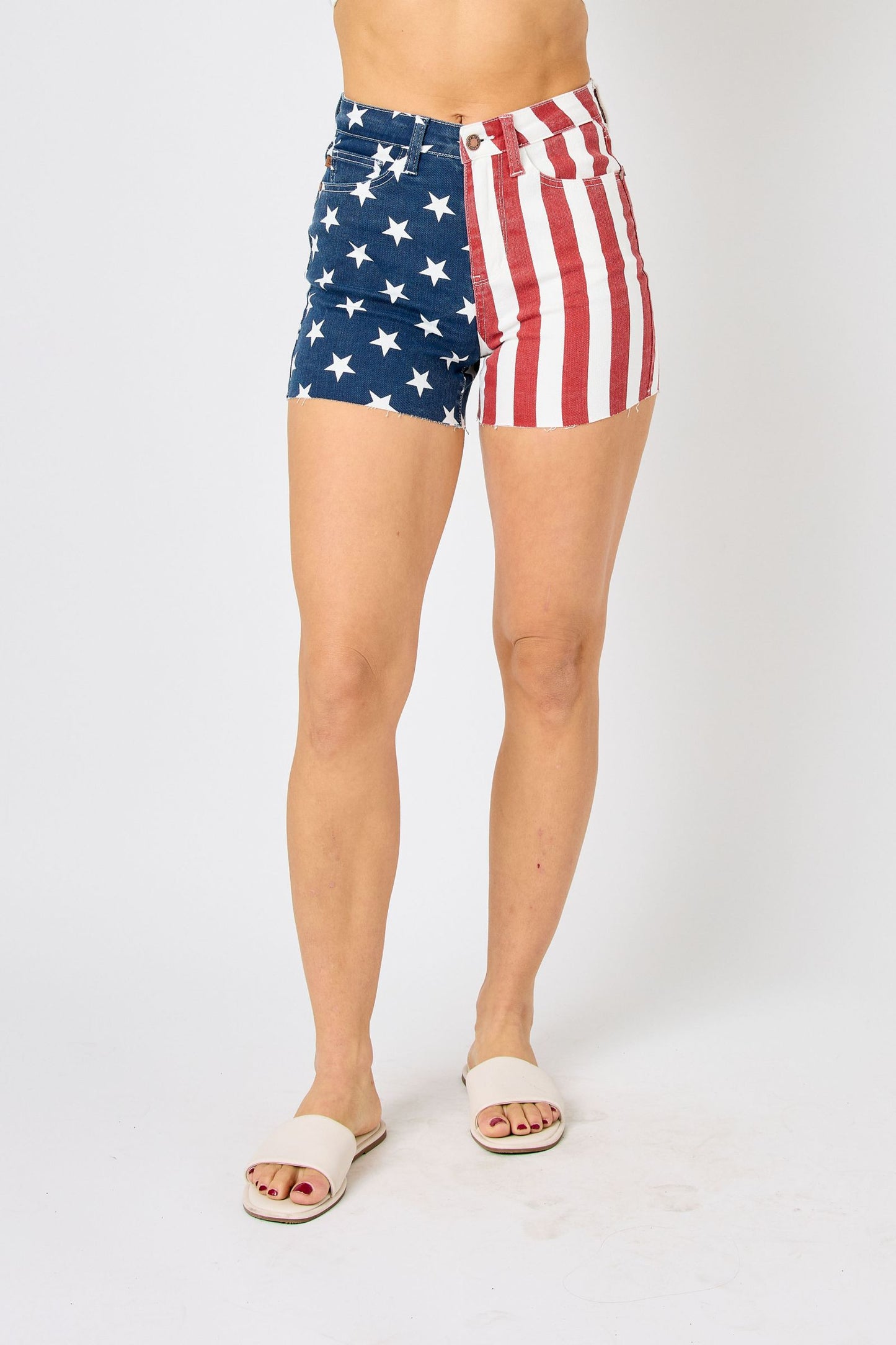 Judy Blue Americana stripes shorts