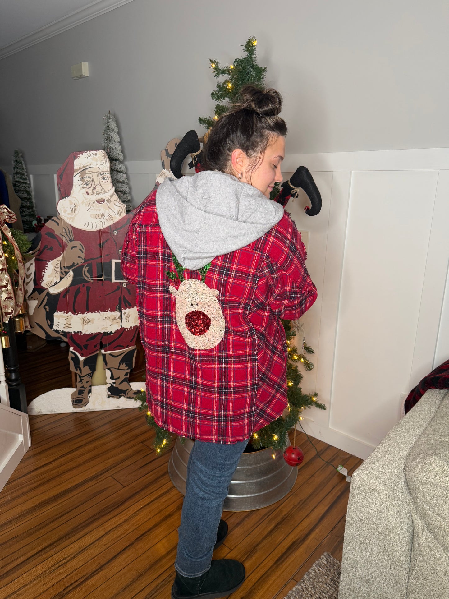 Rudolph Christmas Shacket
