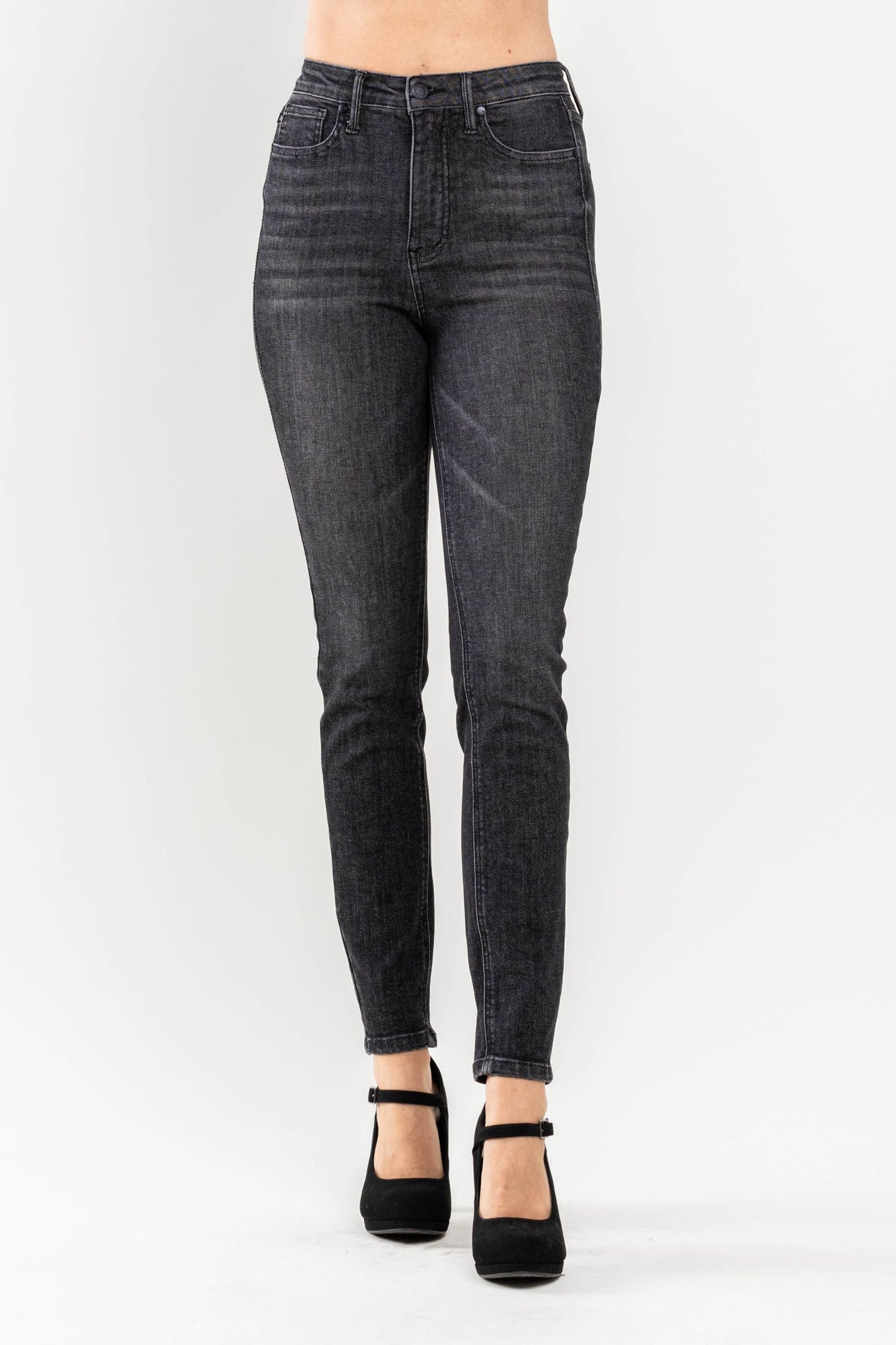 Judy Blue Tummy Control Skinny Fit Black Wash