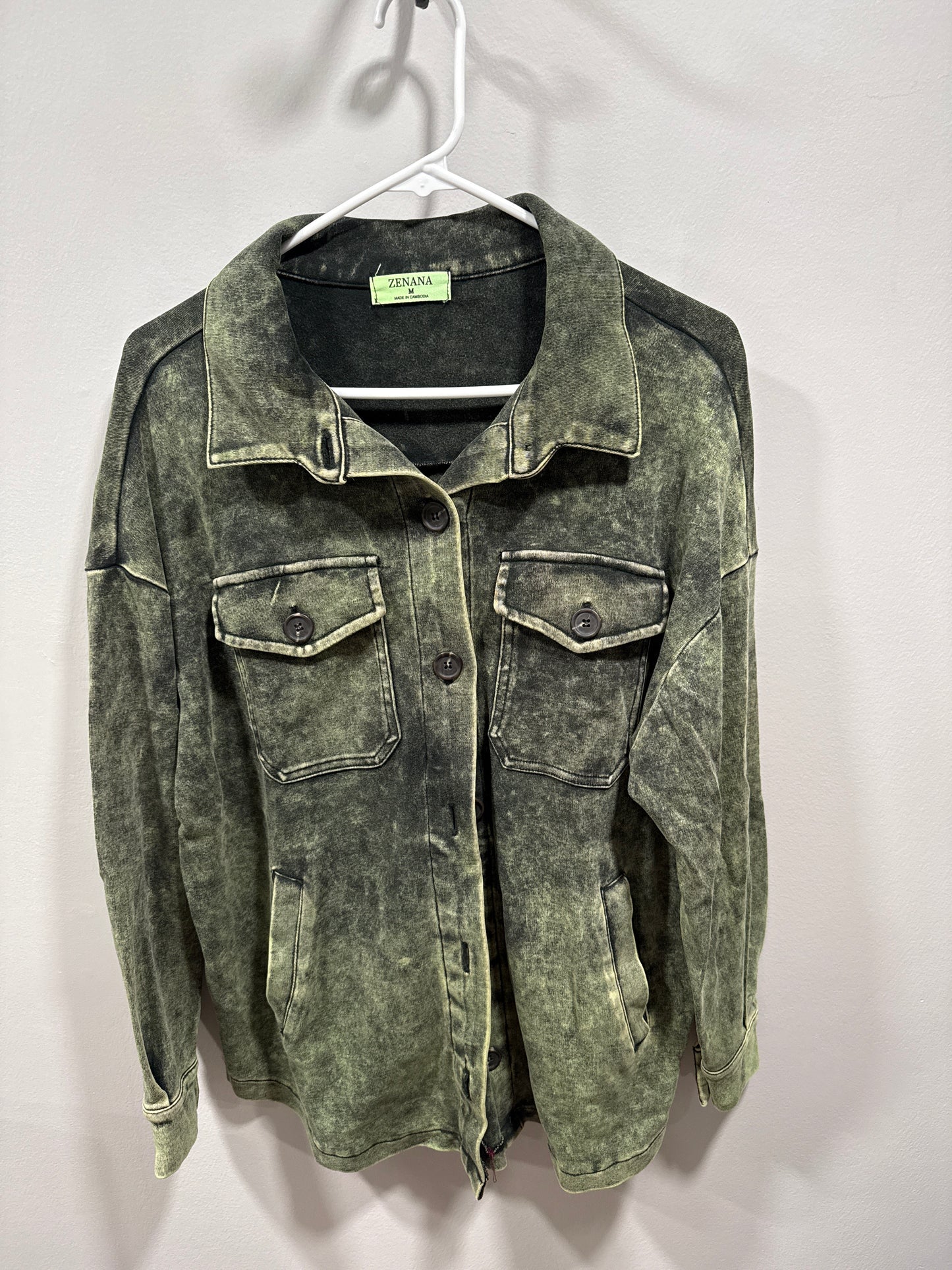 Acid wash olive