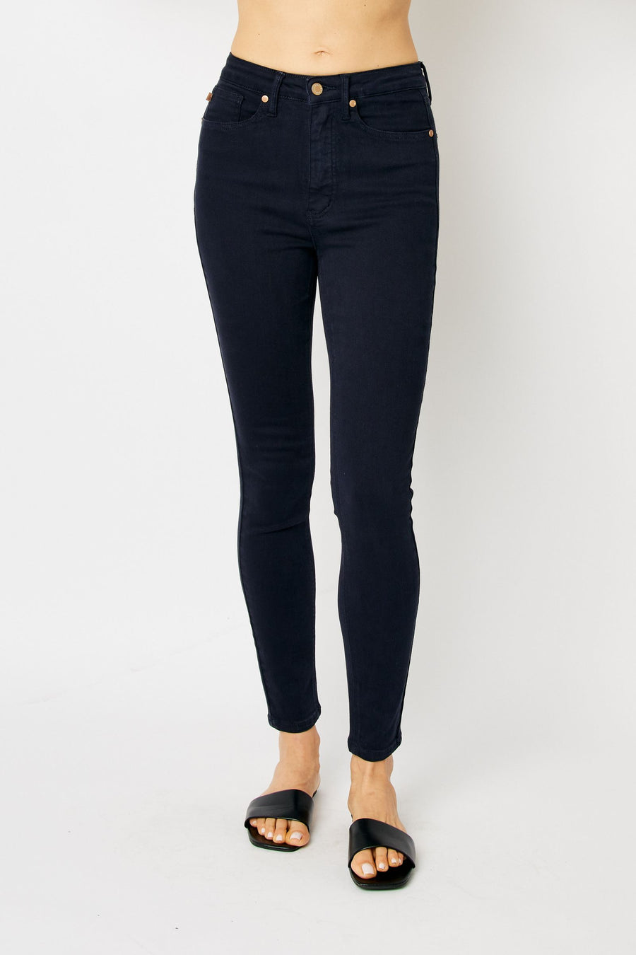 Judy Blue Tummy Control- Navy Skinny