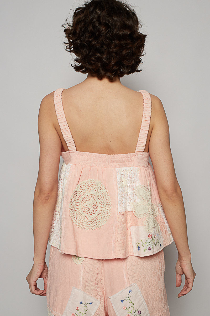 Crochet Floral Top