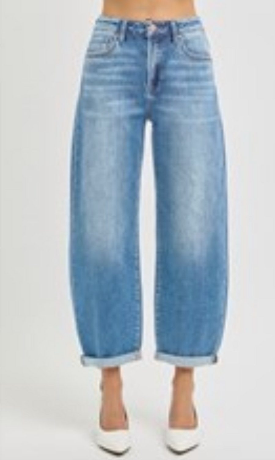 Risen Barrel Jeans