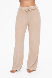 Mono B- Distressed Mineral-Washed Pants