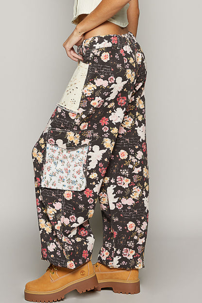 Colorful Floral Joggers