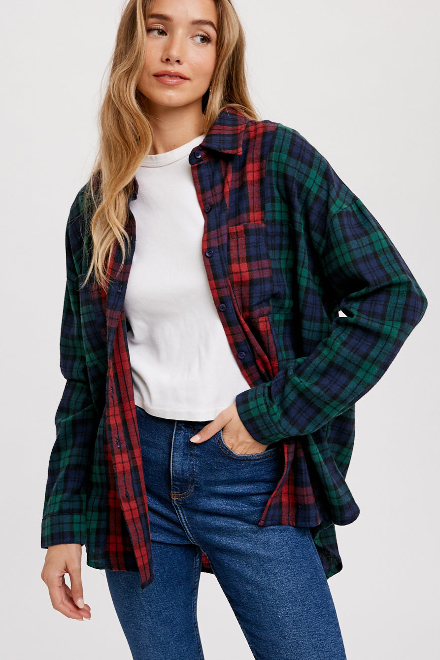 Christmas Color Block Plaid