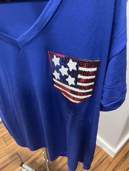Sparkle flag Americana
