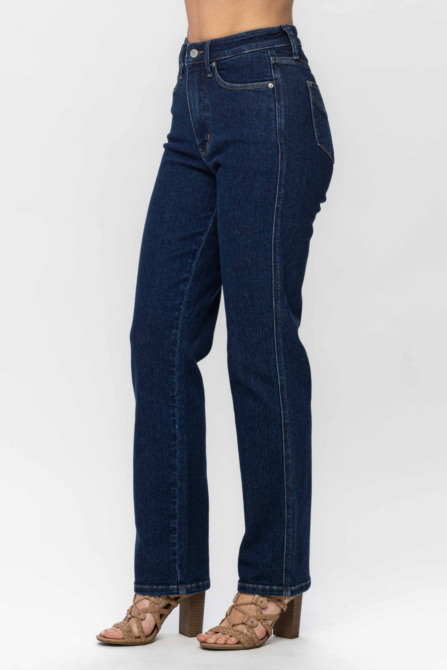 Judy Blue Tummy Control Straight Fit Dark Wash