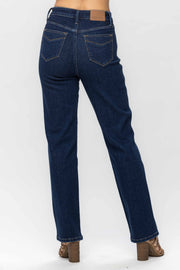 Judy Blue Tummy Control Straight Fit Dark Wash