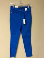 Judy Blue Tummy Control Skinny Fit Garment Dyed Skinny In Cobalt Color